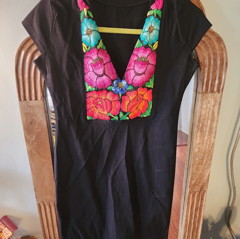 Mexican floral dress